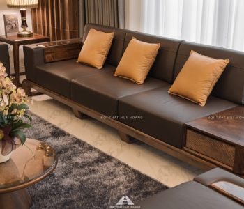 sofa gỗ óc chó